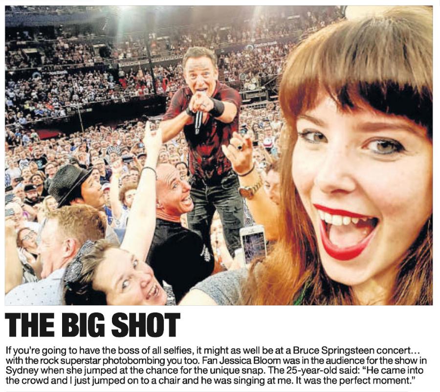 Springsteen selfie