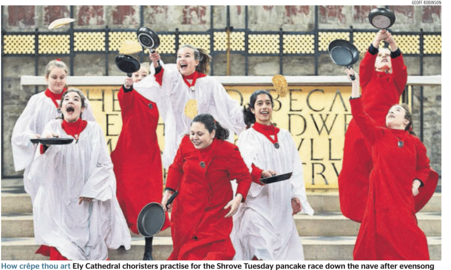Pancakes at Cathedral