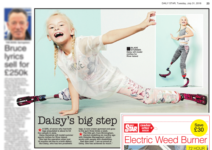 Daisy May Press Cutting
