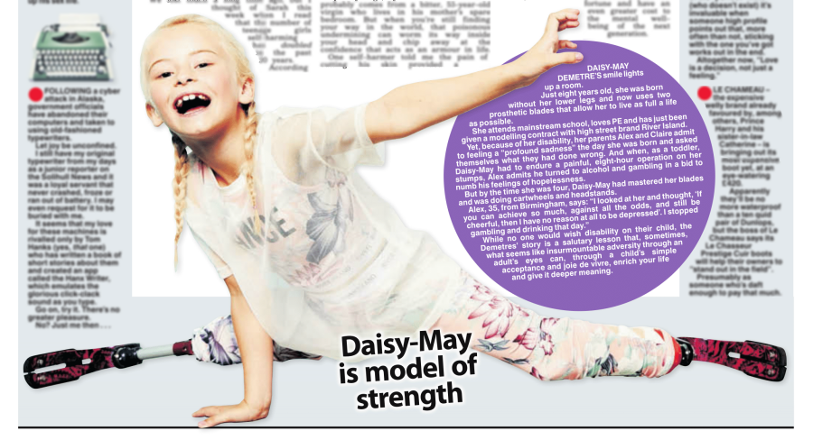 Daisy May Press Cutting