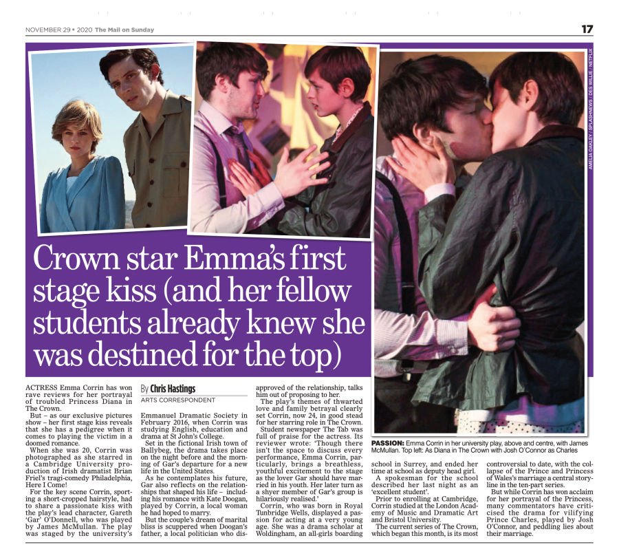 Crown Star Emma’s First Stage Kiss