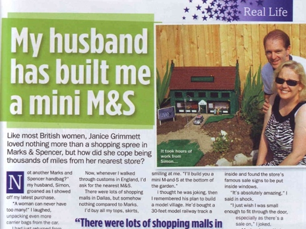 My Husband Has Built Me a Mini M&S