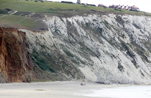Culver Cliff where the incident happened